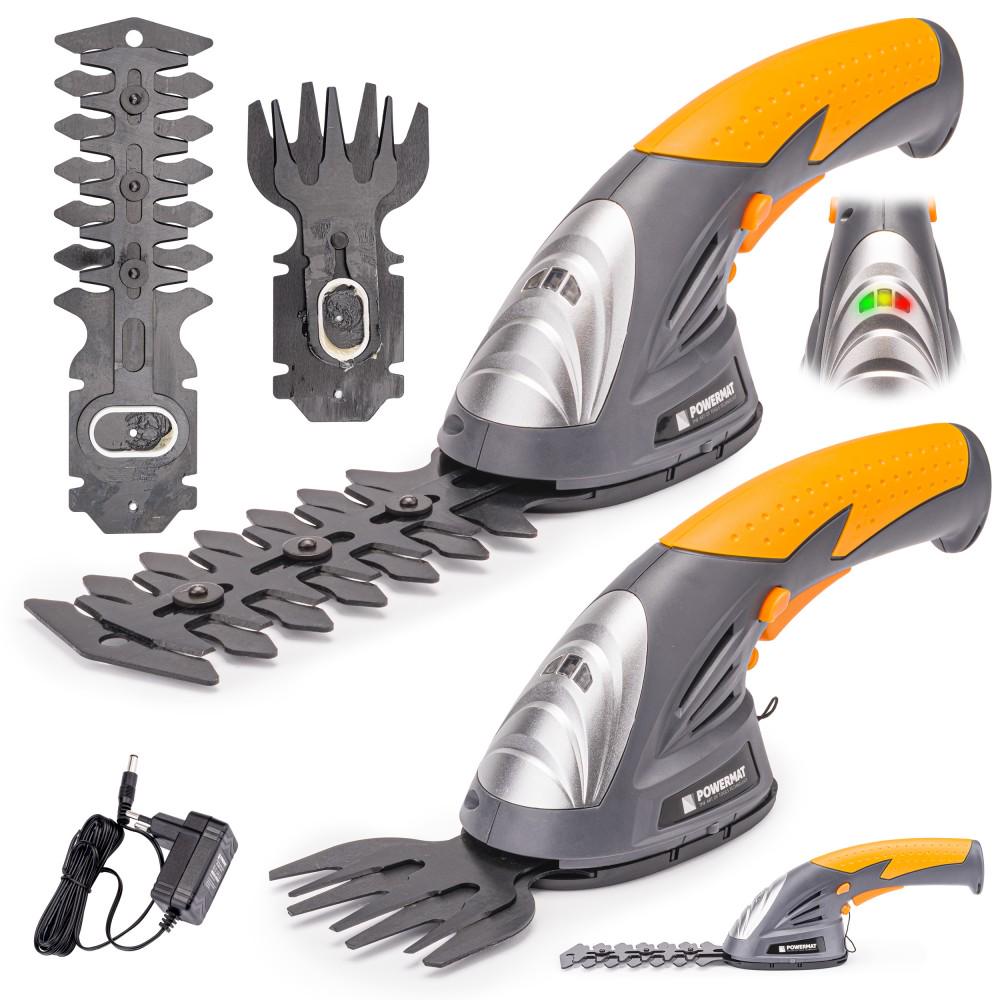 Аккумуляторные ножницы для травы и кустов Модель Powermat PM-ANTK-7.2T Черный (635238) - фото 2