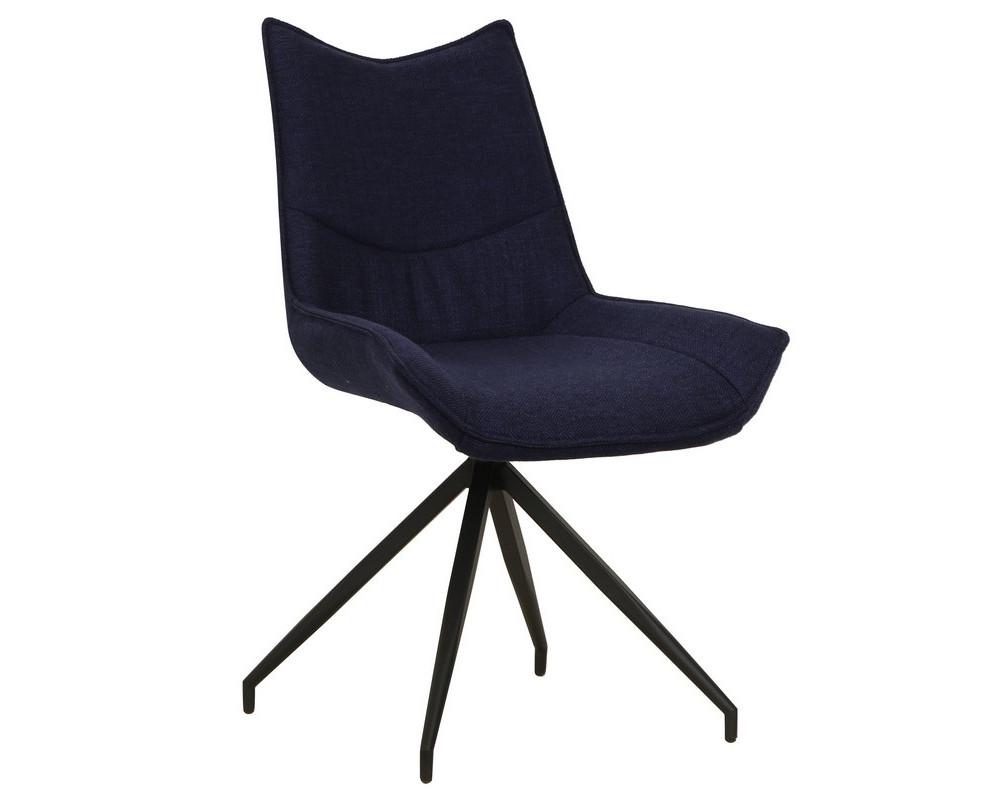 Стул обеденный поворотный Ветро Мебель R-55 900х580х560 металл/Черный/Синий Стул обеденный поворотный Ветро Мебель R-55 900х580х560 металл/Черный/Синий