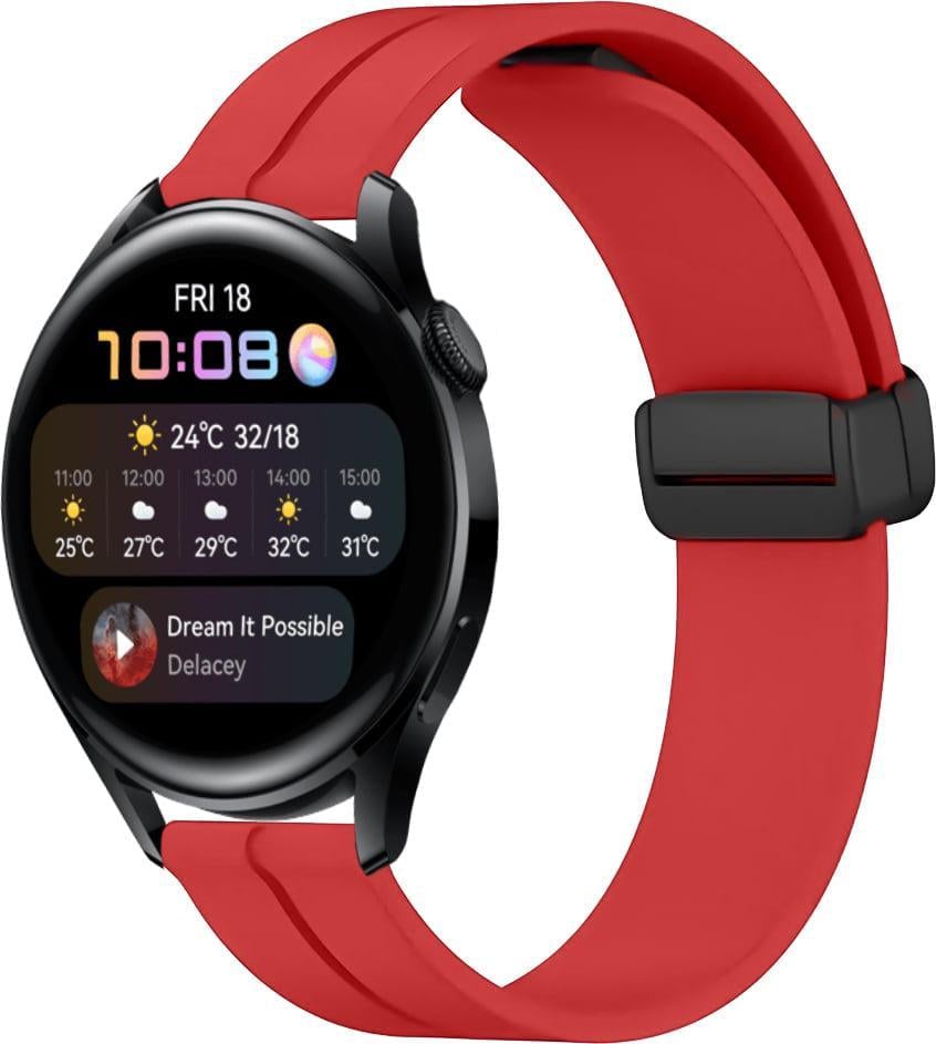 Ремешок для смарт-часов Rysta для Huawei Watch 3 Red (41875-2D)