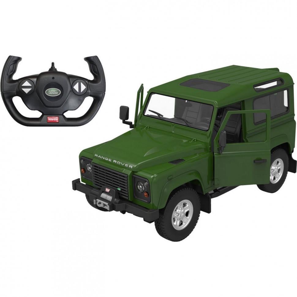 Машинка на радиоуправлении Land Rover Defender Rastar 1:14 Зеленый (3_280620748)