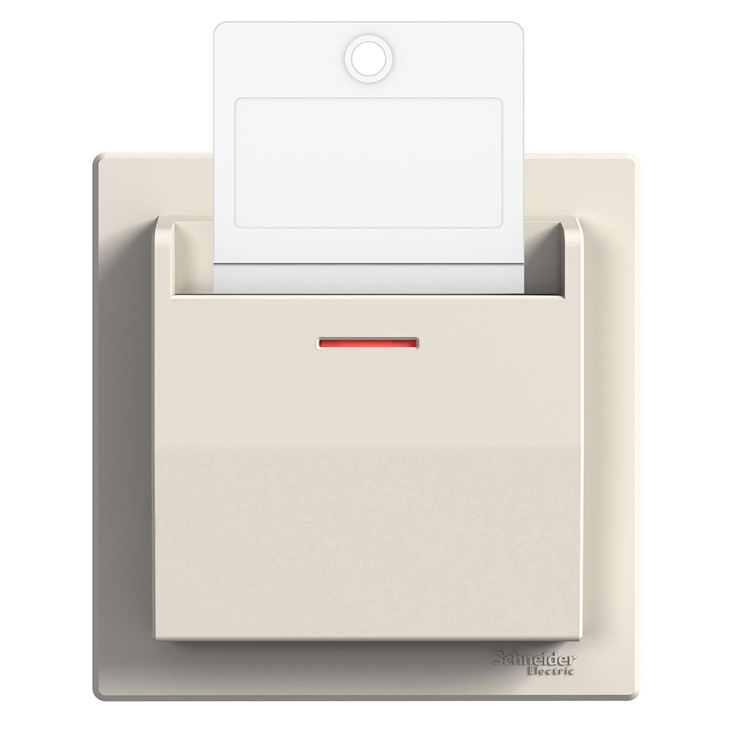 Выключатель карточный Schneider Electric Asfora Кремовый механический (EPH6200123)