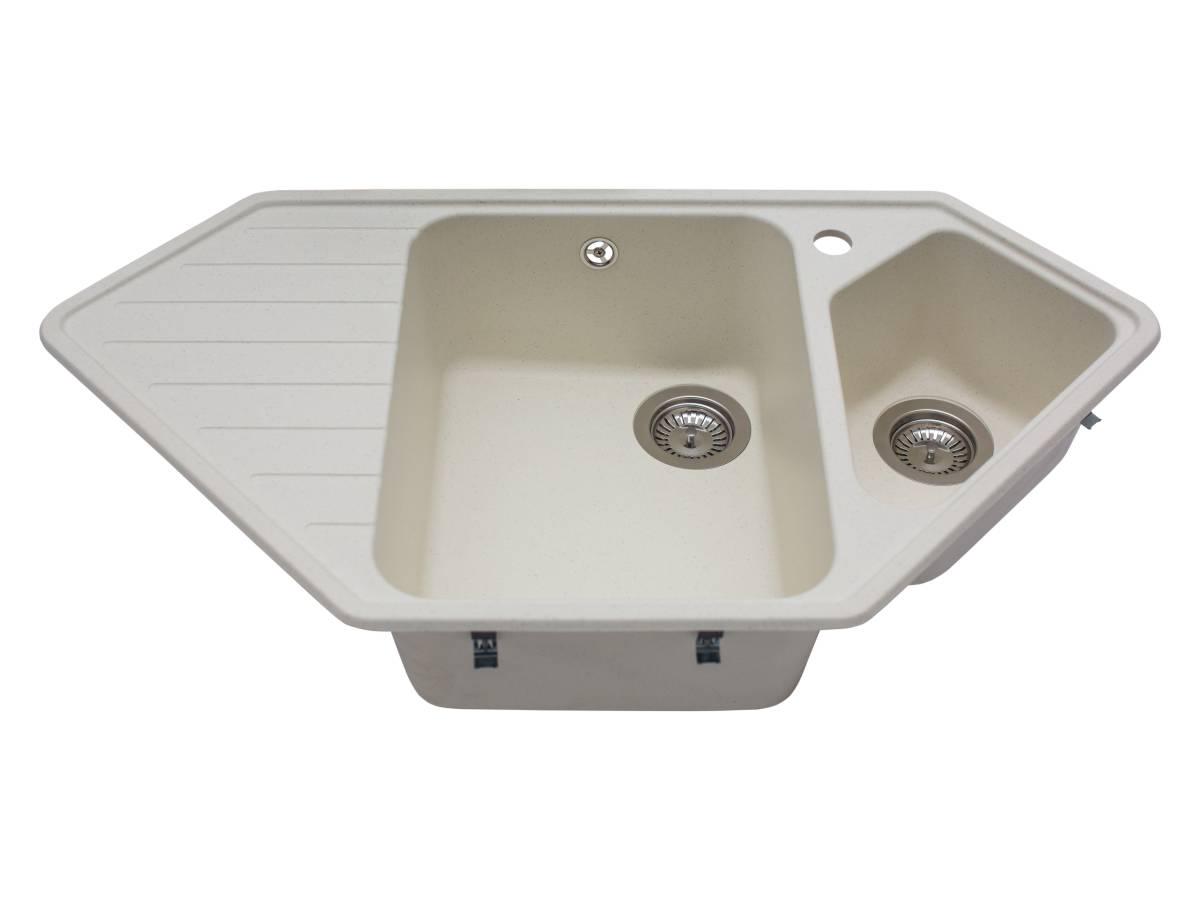 Кухонная мойка Miraggio TIRION асимметричная Жасмин (83943)