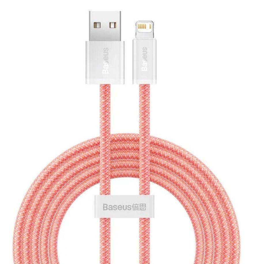 Кабель BASEUS Dynamic Series USB Fast Charging Data Lightning 2 м 2,4 A Orange (CALD000507)