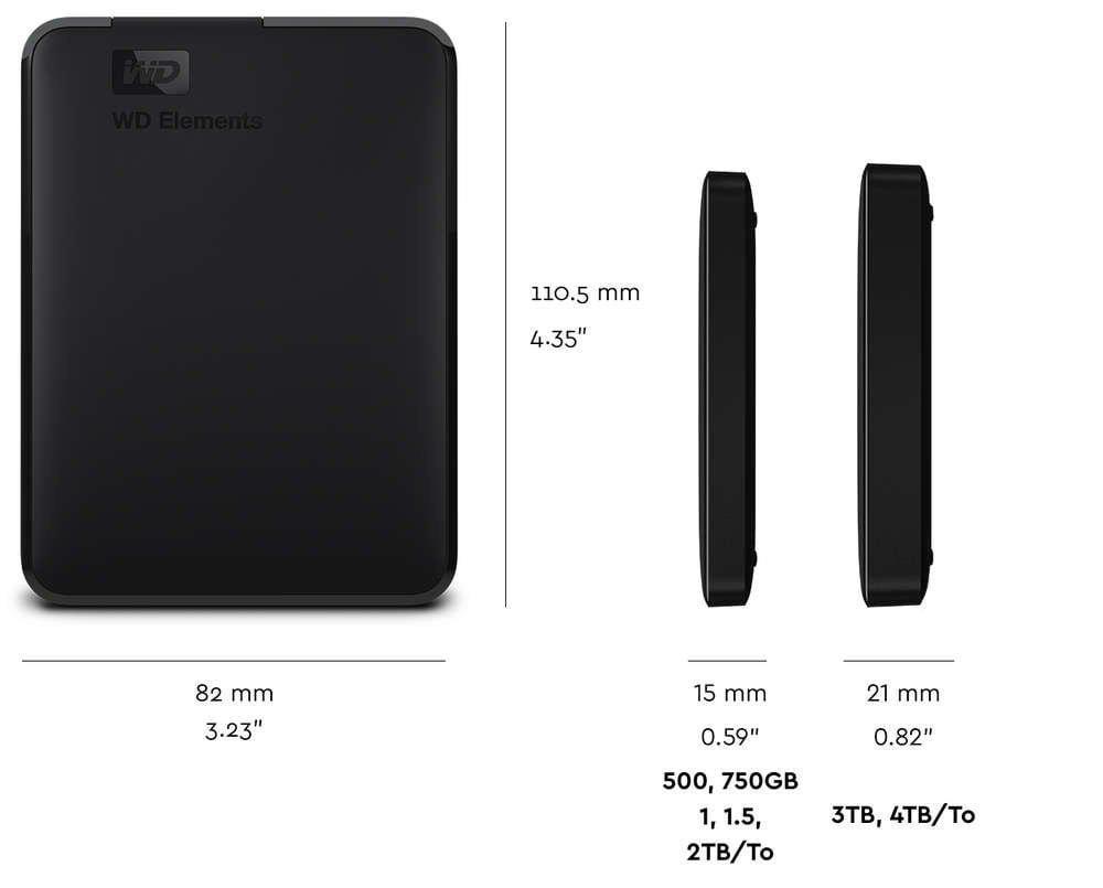 Жесткий диск внешний WD HDD 2,5" USB 5.0TB Elements Portable Black (WDBU6Y0050BBK-WESN) - фото 7 Жесткий диск внешний WD HDD 2,5" USB 5.0TB Elements Portable Black (WDBU6Y0050BBK-WESN) - фото 7