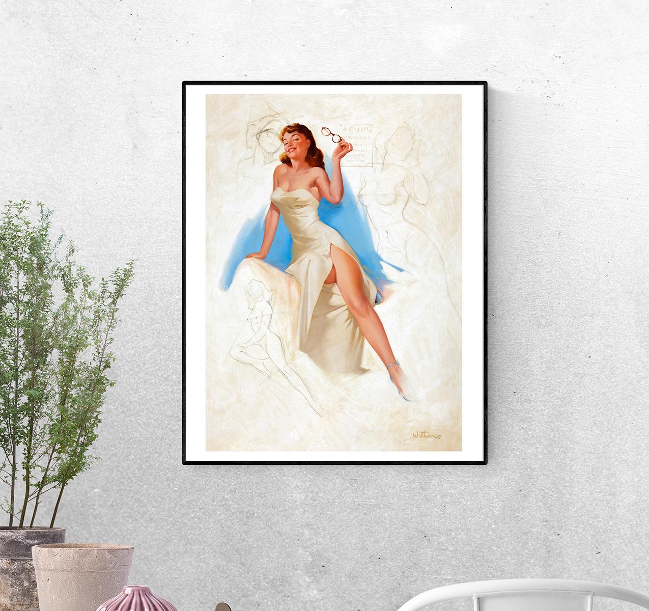 Постер Секси училка. Тед Уизер формат А-5 (pin_up010177_Poster)