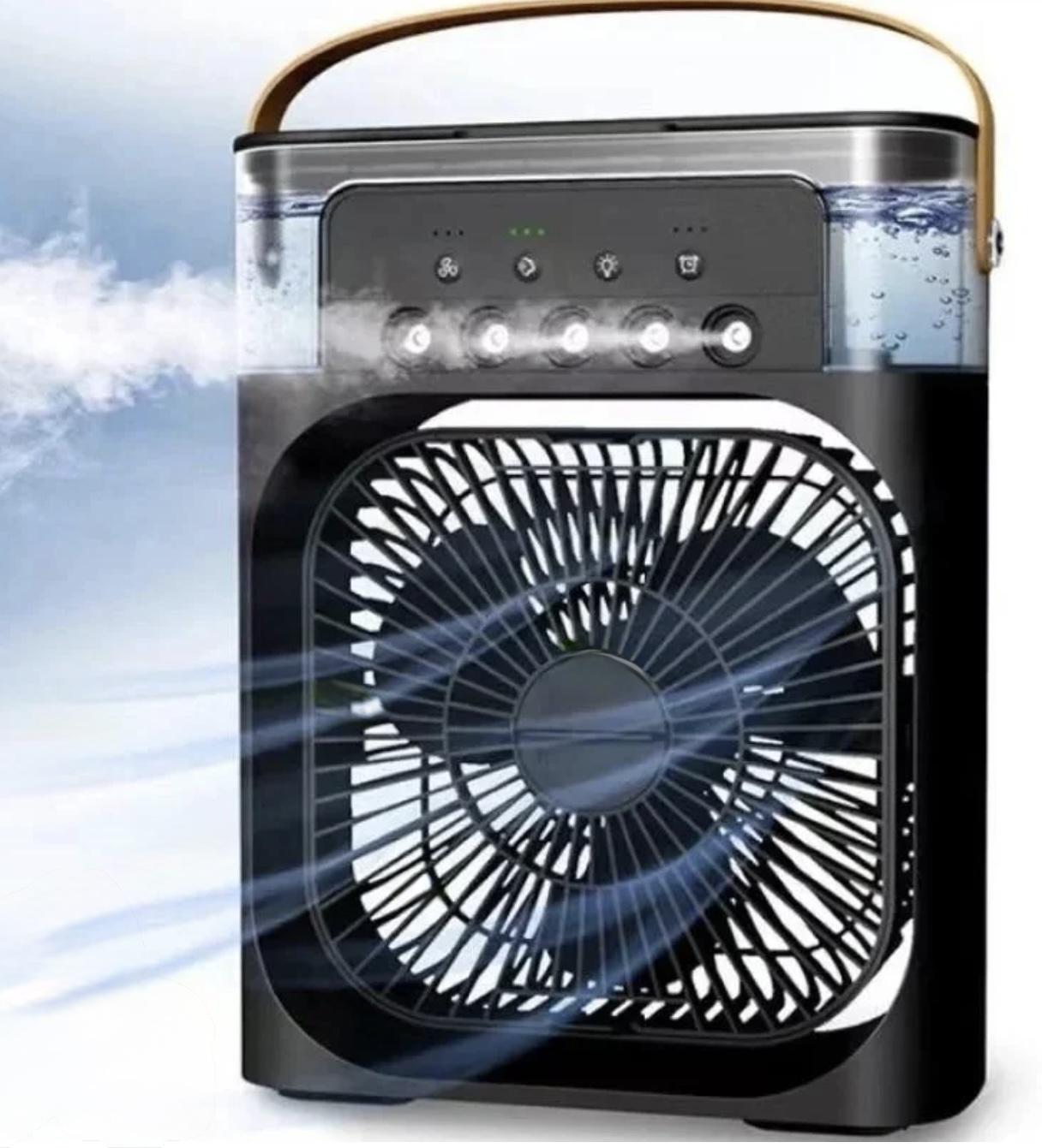 Вентилятор зволожувач повітря 3в1 Чорний - фото 7 Вентилятор зволожувач повітря 3в1 Чорний - фото 7