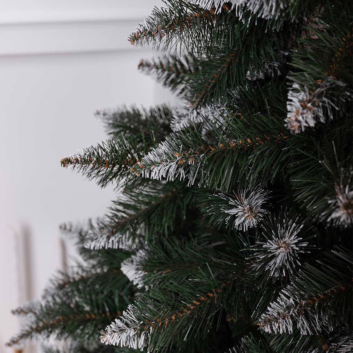 Искусственная елка Принцесса 1,1 м с заснеженными кончиками Зеленый (YA678710) - фото 2 Искусственная елка Принцесса 1,1 м с заснеженными кончиками Зеленый (YA678710) - фото 2
