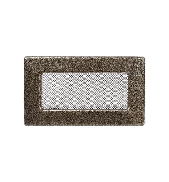 Решетка каминная 17х11 см Антик золото (12895774)