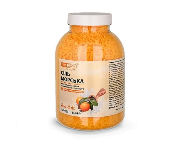 Морская соль для ванн с апельсином 1300 г (besho-34785)