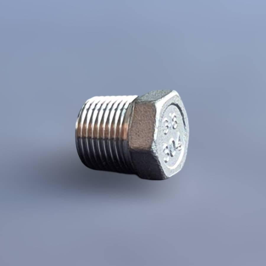 Заглушка різьбова шестигранна DN10 BSPP н/ж сталь AISI304 Class-150 зовнішня різьба 3/8" (29203058) - фото 2 Заглушка різьбова шестигранна DN10 BSPP н/ж сталь AISI304 Class-150 зовнішня різьба 3/8" (29203058) - фото 2