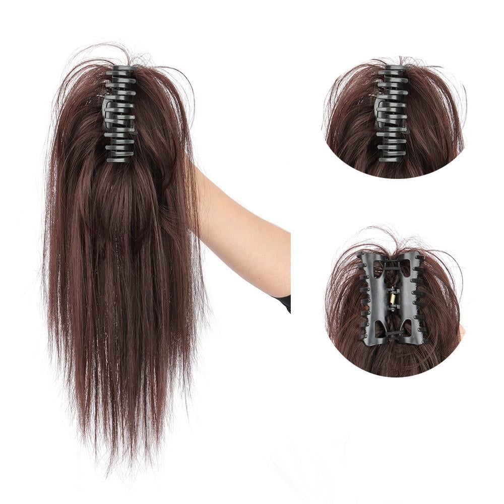 Хвост искусственный на крабике 40 см Каштановый (2798404751) - фото 3 Хвост искусственный на крабике 40 см Каштановый (2798404751) - фото 3