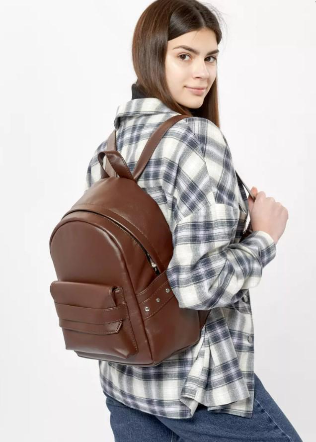 Рюкзак женский Sambag Dali BKH Шоколадный (15351020) - фото 3 Рюкзак женский Sambag Dali BKH Шоколадный (15351020) - фото 3