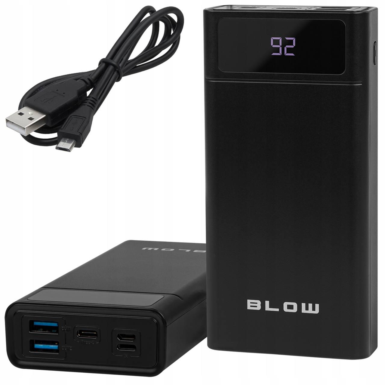 Повербанк BLOW 40000 mAh 2xUSB USB-C QC 3,0 PD 20 W - фото 2