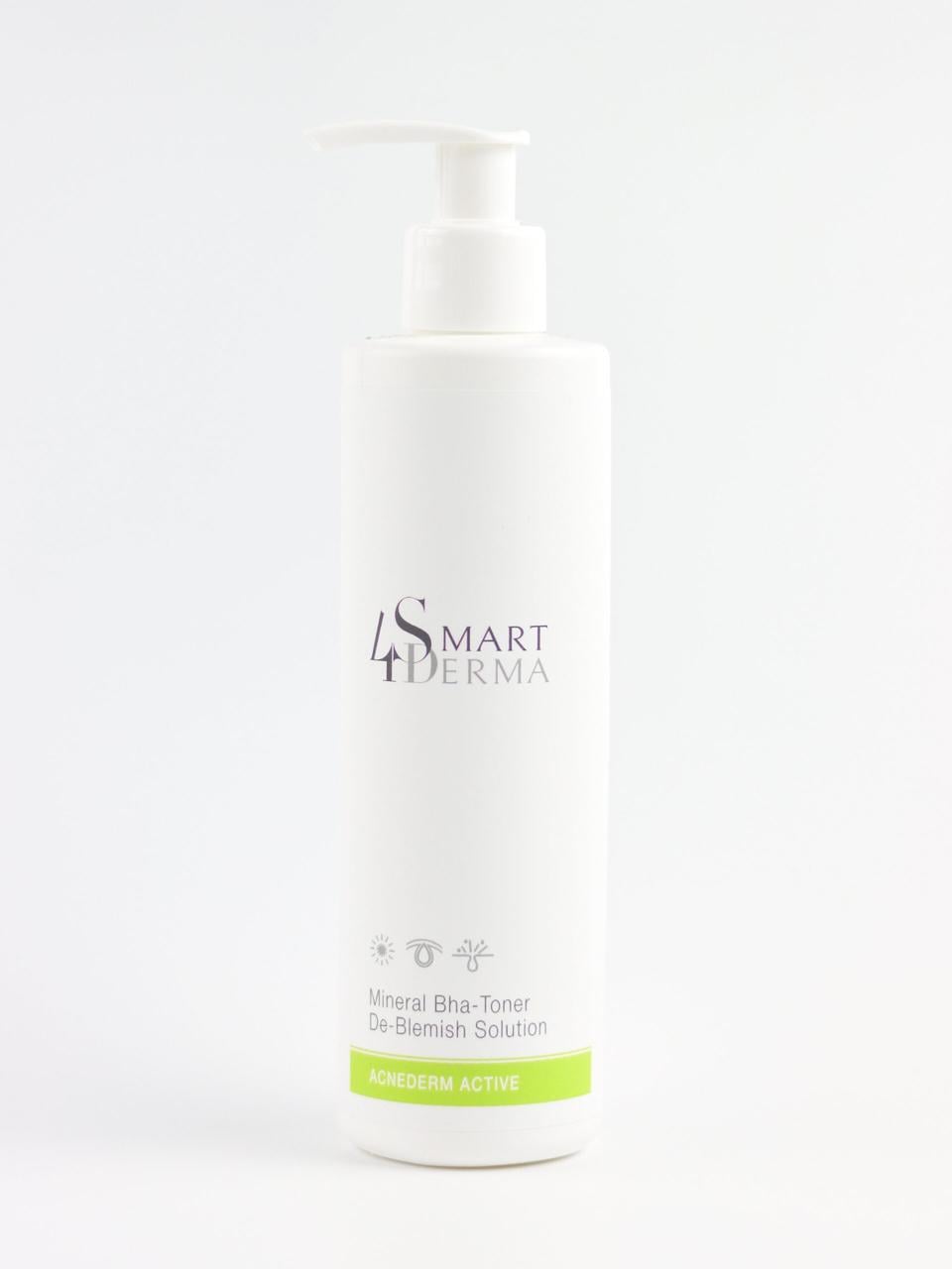 Тонер себорегулирующий Smart4Derma Acne Derm Active Mineral BHA-Toner минеральный 250 мл (1667961724)