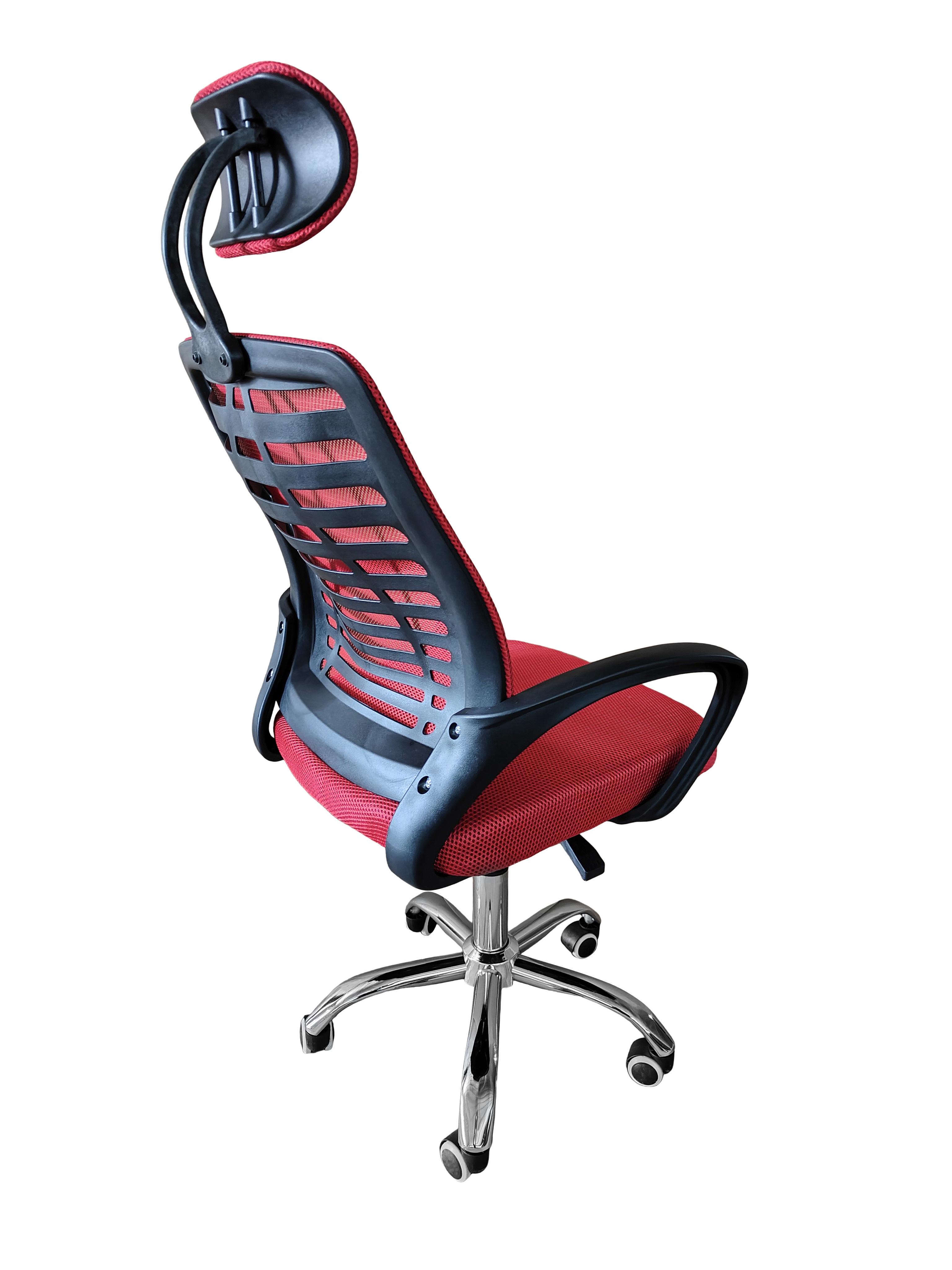 Крісло офісне комп'ютерне Bonro B-6200 Червоний (4585) - фото 3 Крісло офісне комп'ютерне Bonro B-6200 Червоний (4585) - фото 3