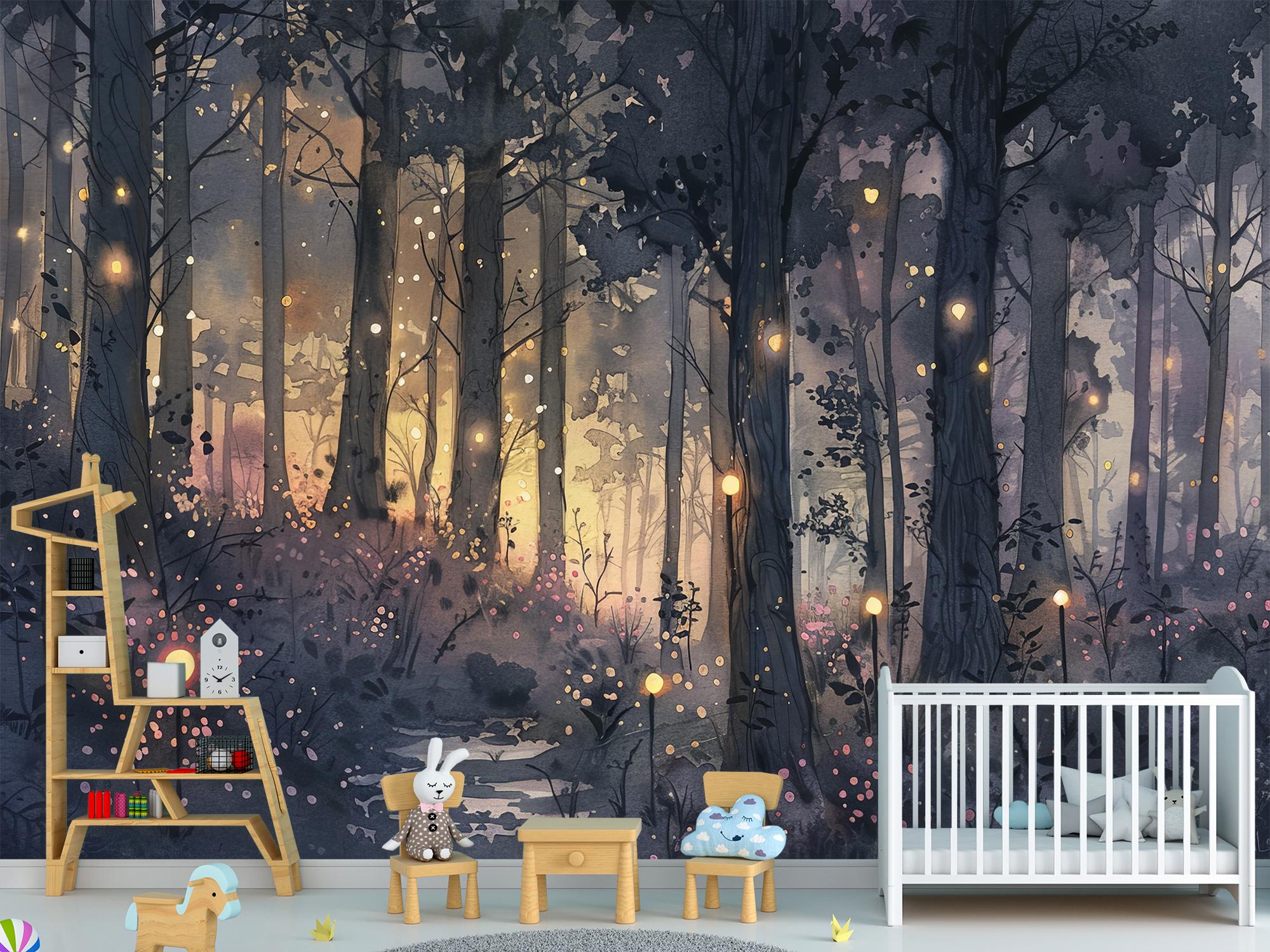 Фотообои флизелиновые Upstream Волшебный лес в сиянии 180х120 см (S5KID-072/2) - фото 7 Фотообои флизелиновые Upstream Волшебный лес в сиянии 180х120 см (S5KID-072/2) - фото 7