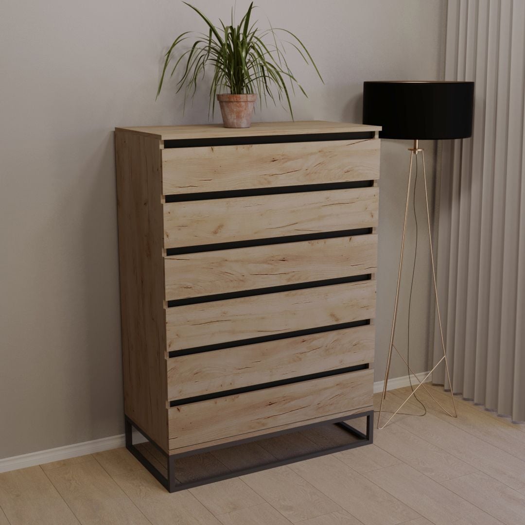 Комод Тиса Мебель 404 Дуб Тахо (9004021) Комод Тиса Мебель 404 Дуб Тахо (9004021)