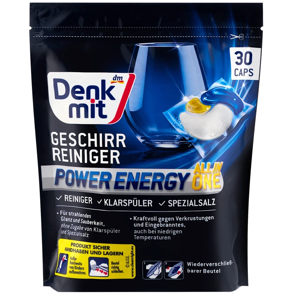 Капсулы для посудомоечной машины DenkMit Multi-Power Energy Caps 30 шт. (EPI-15102025-774)