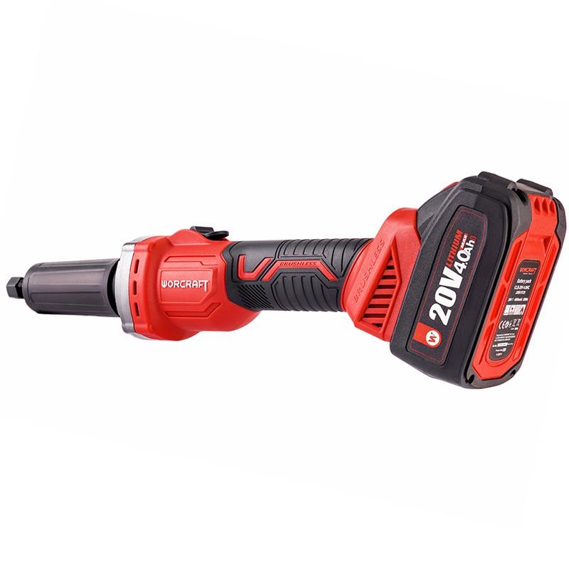 Шліфувальна машинка акумуляторна безщіткова Worcraft CDG-S20LiB з акумулятором 4А і зарядним патрон 0,6 мм (43232) - фото 4