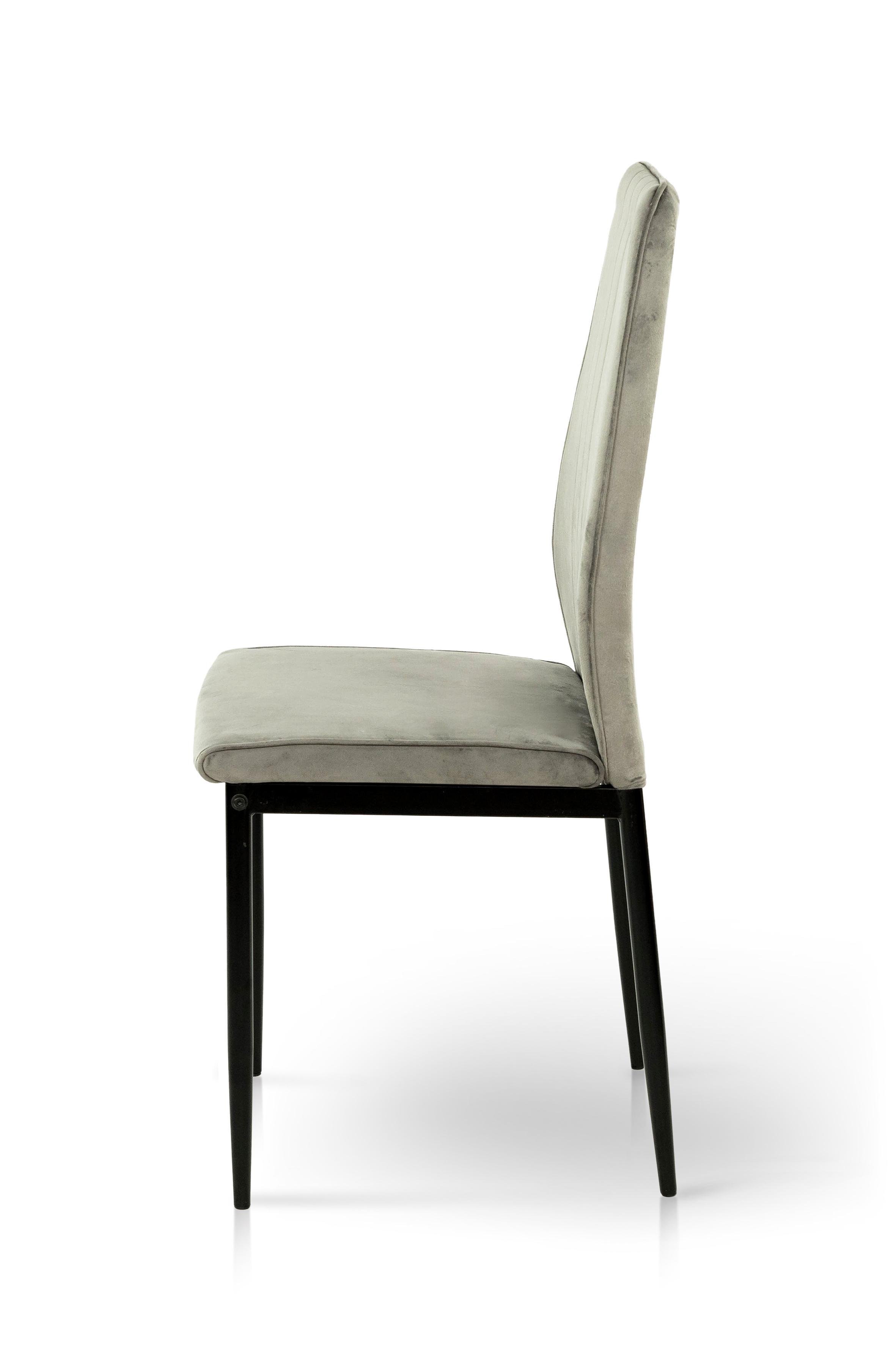 Стул для кухни и гостиной ГРЕЙС Рич 410х970х400 мм Черный/Серый (GAА0056269) - фото 2 Стул для кухни и гостиной ГРЕЙС Рич 410х970х400 мм Черный/Серый (GAА0056269) - фото 2