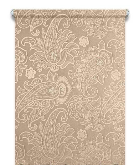 Роллета на окно Арабеска 1839 тканевая 70х160 см Светло-коричневый (21099429)