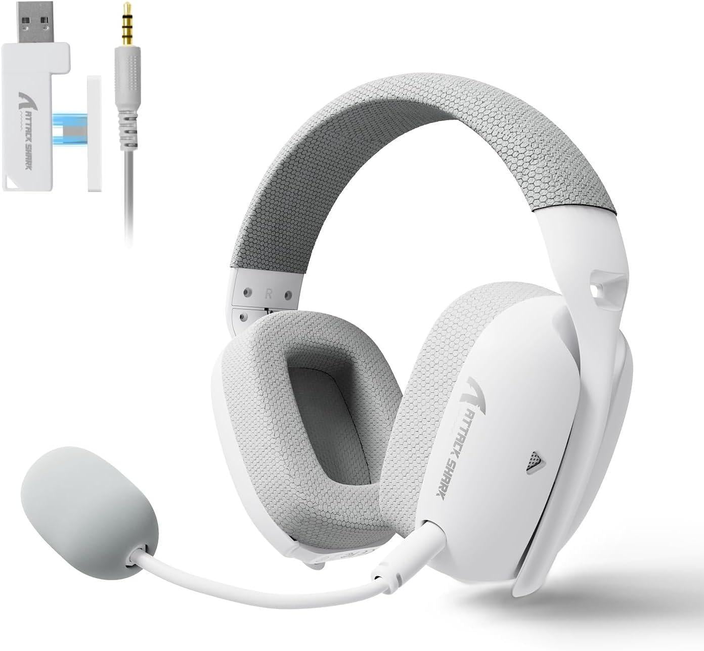Наушники беспроводные Attack Shark L80 Pro White