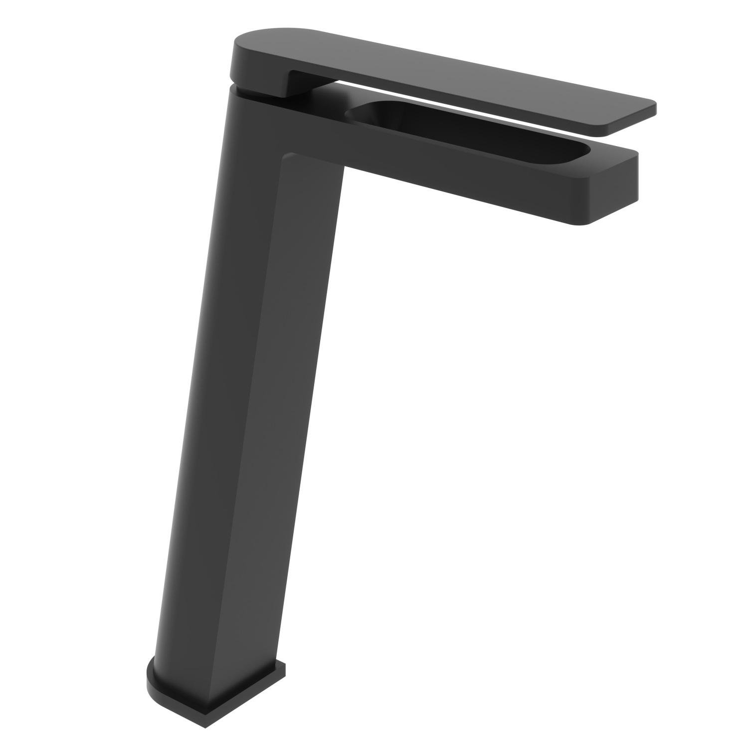 Смеситель для умывальника Devit Linea 150W1246B высокий однорычажный Черный (167174)