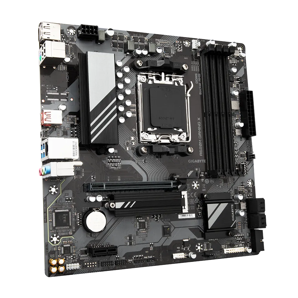 Материнська плата Gigabyte A620M GAMING X Socket AM5 A620 MicroATX HDMI/DP Gaming Series (576999) - фото 3 Материнська плата Gigabyte A620M GAMING X Socket AM5 A620 MicroATX HDMI/DP Gaming Series (576999) - фото 3