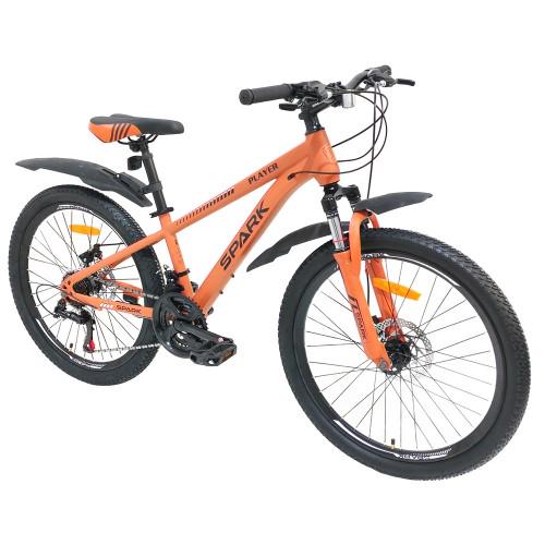 Велосипед Spark PLAYER колеса 24"/сталева рама 12" Помаранчевий (26351981) - фото 2 Велосипед Spark PLAYER колеса 24"/сталева рама 12" Помаранчевий (26351981) - фото 2