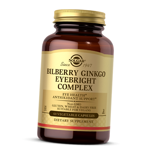 Витамины Bilberry Ginkgo Eyebright Complex 60 вег. капс. (72313018)