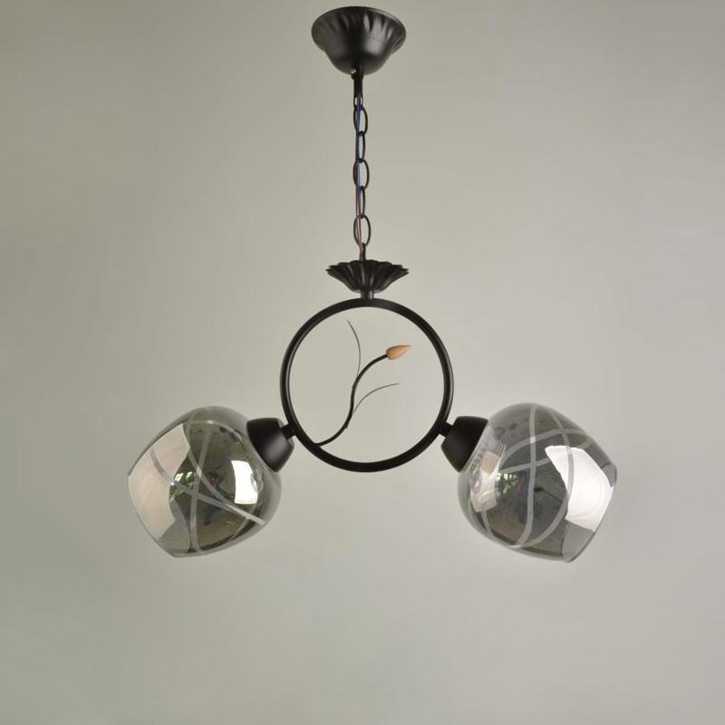 Люстра подвесная Light House SRS-16161/2 на две лампы Черный