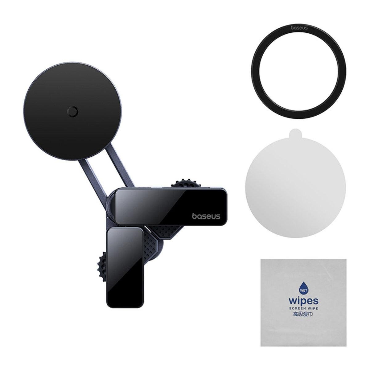 Автотримач для телефона Baseus MaxView Magnetic Car Mount In-Vehicle Infotainment Screen Space Grey (C40180701813-00) - фото 8 Автотримач для телефона Baseus MaxView Magnetic Car Mount In-Vehicle Infotainment Screen Space Grey (C40180701813-00) - фото 8