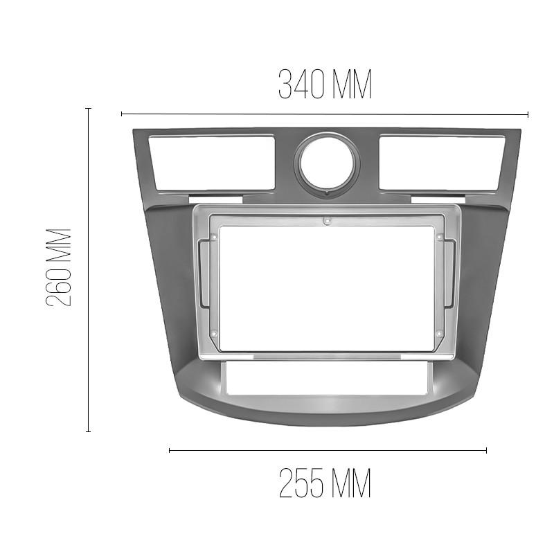 Перехідна рамка 9" Lesko для Chrysler Sebring 3 2006-2010 (7263) - фото 4