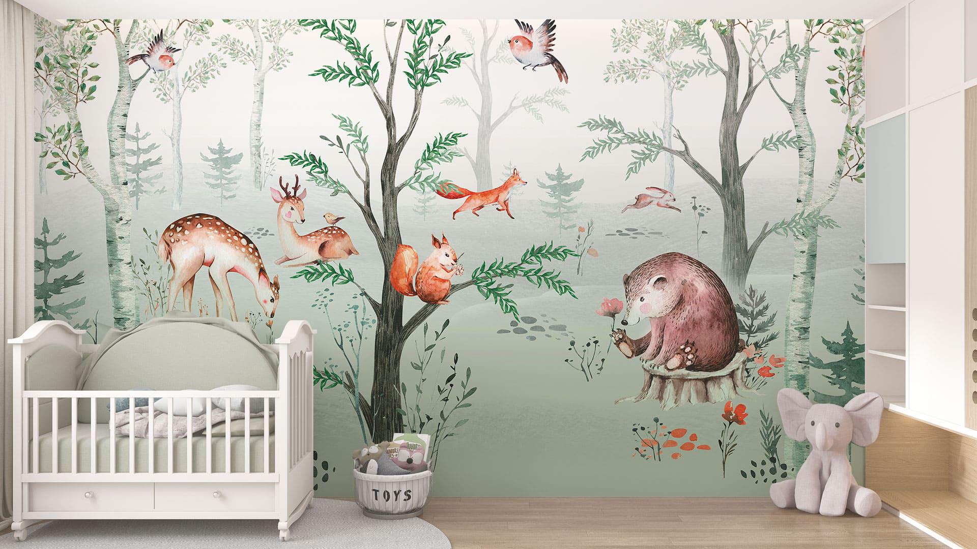 Фотообои флизелиновые Styleo Print-walls Прогулка сквозь листья 0863 300х200 см (Pw-0863)