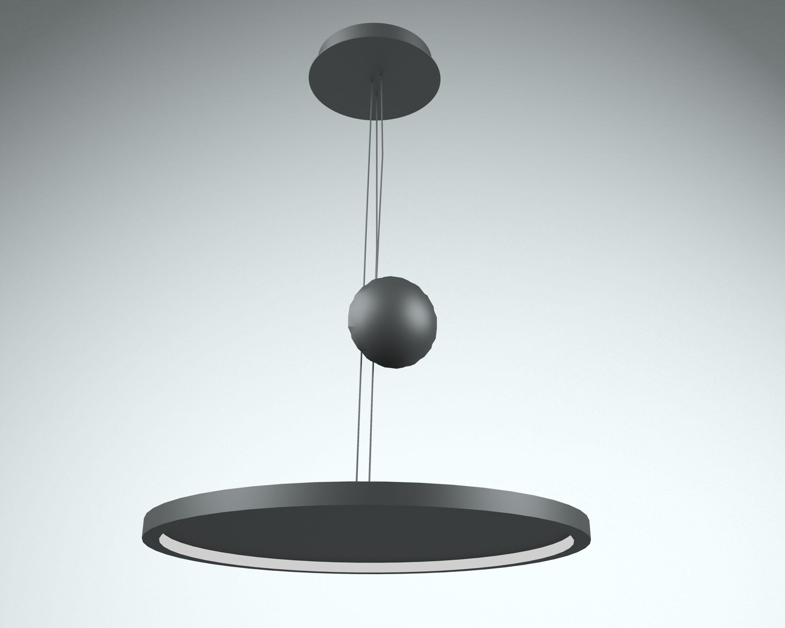 Люстра подвесная круг MG Salver 800х30 мм 48 Вт (M-SV-800)