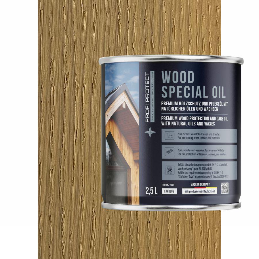 Олія для терасної дошки ProfiProtect Wood Special Oil з воском 2,5 л Harris Cream eiche (24646125)