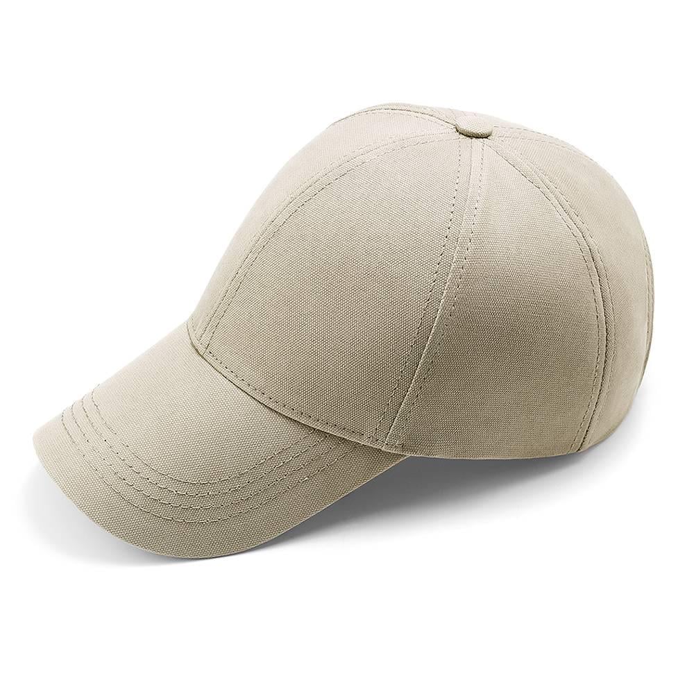 Бейсболка Atrics IBK01 хлопковая с регулировкой размера XL р. 59-60 Светло-бежевый