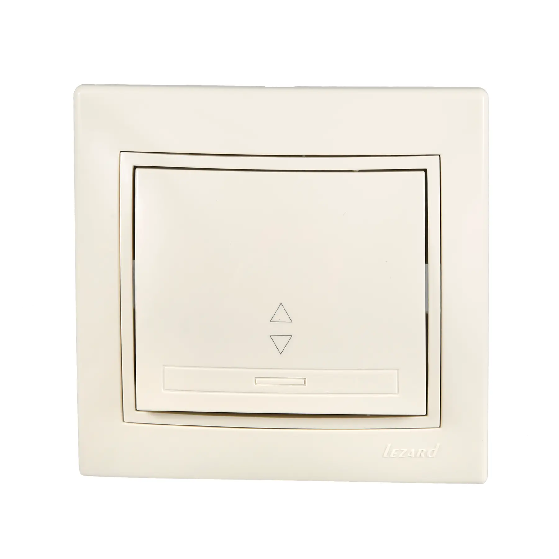 Выключатель Lezard Mira 1-клавишный проходной Кремовый