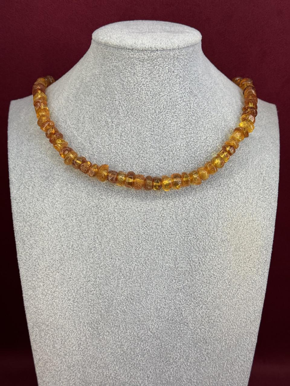 Буси з бурштину лікувальні 48 см (н-810)
