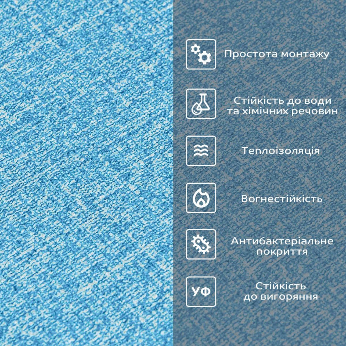 Обои самоклеящиеся YM-03 2800х500х2,5 мм Голубой с белым SW-00001326 - фото 5 Обои самоклеящиеся YM-03 2800х500х2,5 мм Голубой с белым SW-00001326 - фото 5