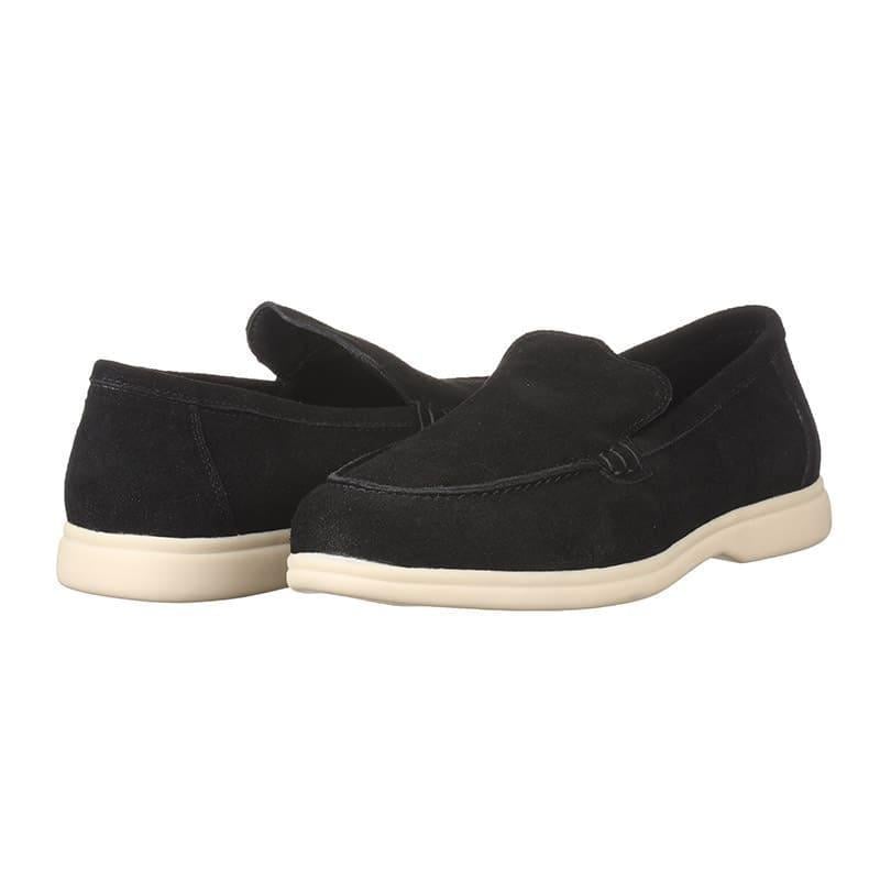 Лоферы женские Hengji 335-3 замшевые р. 40 Черный (90145)