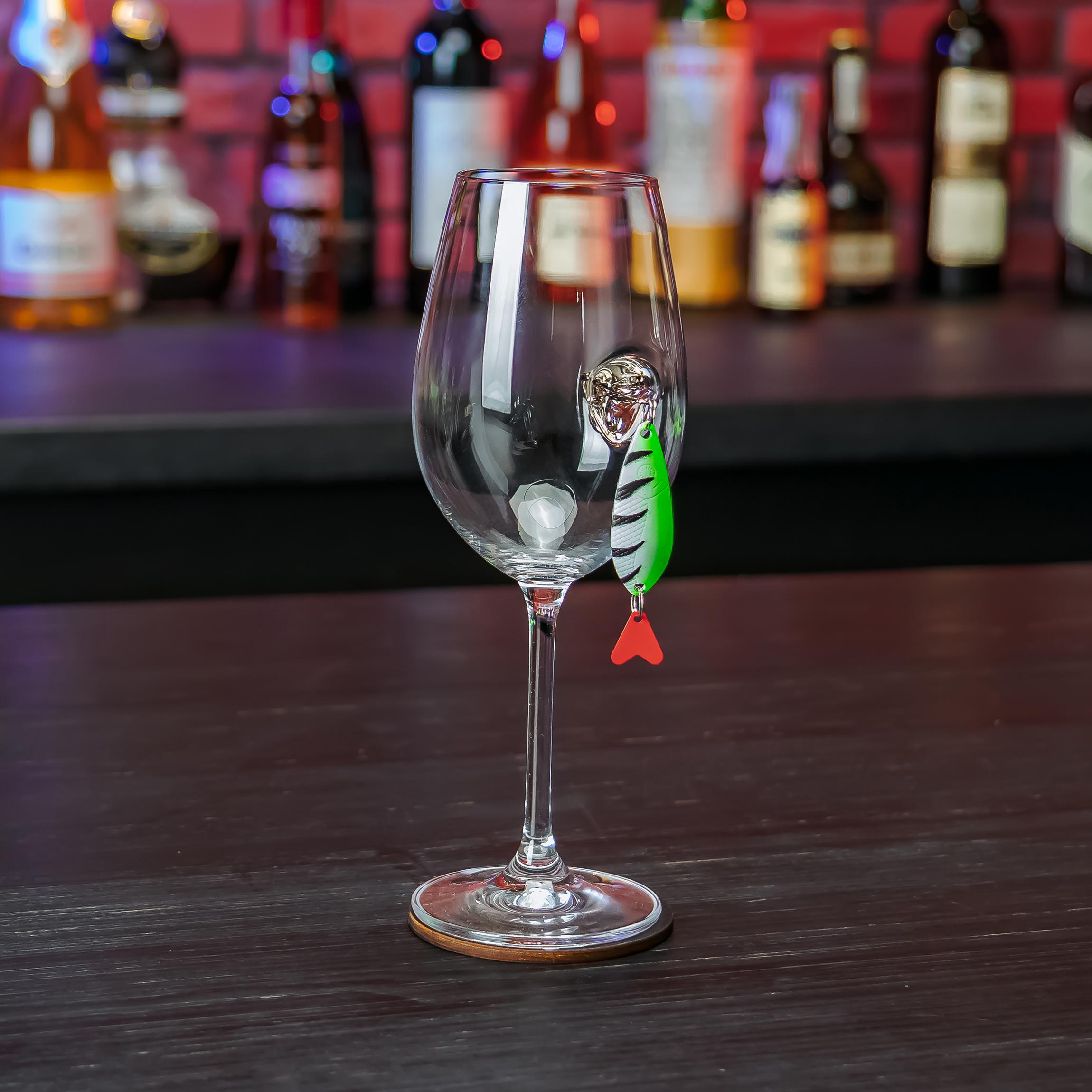 Бокал для вина VSKLO с блесной 350 мл (19483190) - фото 6 Бокал для вина VSKLO с блесной 350 мл (19483190) - фото 6