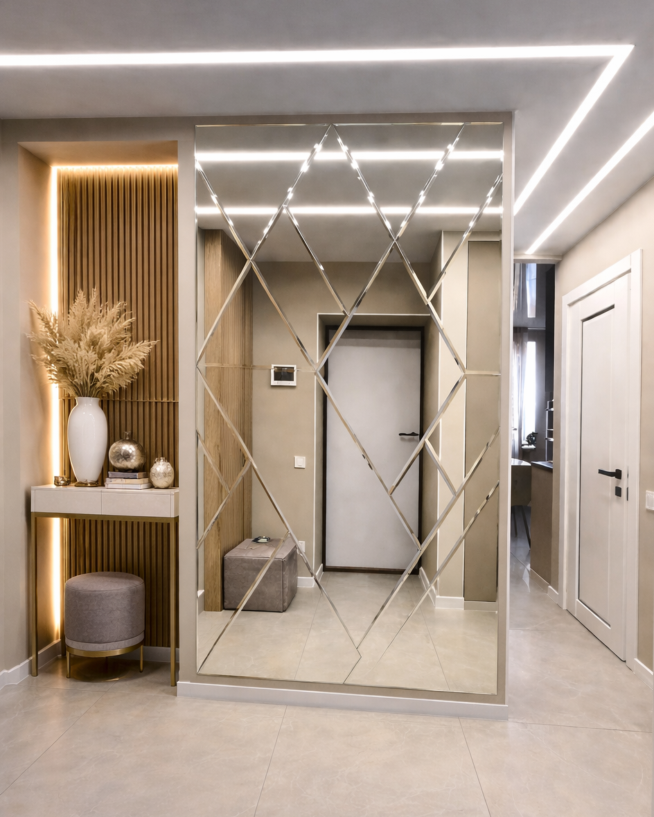 Плитка-панно зеркальная YUF_GLASS 2000х1200 мм (176)