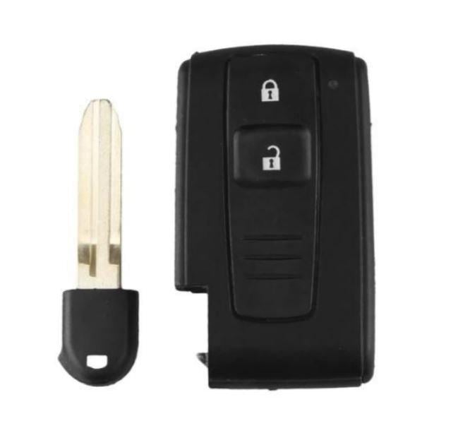 Корпус смарт-ключа AdlerKey 86-28 для Toyota Land Cruiser/Kamavib 100/200/Camry/Kura/Avalon/RAV4/Prius/Auris на 2 кнопки (KFXX-149)