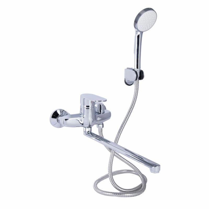 Смеситель для ванны Lidz Tani 0051 с поворотным изливом с душевым гарнитуром k40 LDTAN0051CRM44961 Chrome