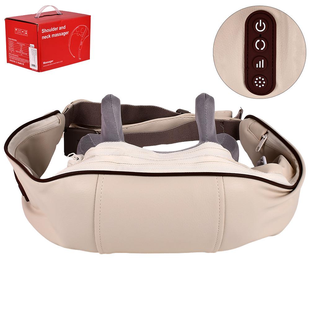 Массажер HOME для шеи/плеч/спины с подогревом USB 20 W 1800 mAh 25х17х16 см (R100180) - фото 4 Массажер HOME для шеи/плеч/спины с подогревом USB 20 W 1800 mAh 25х17х16 см (R100180) - фото 4