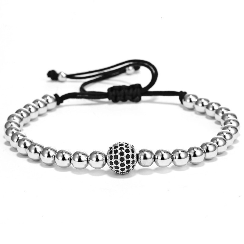 Браслет женский из гематита на стяжке р. 21 Серебряный (90015) Браслет женский из гематита на стяжке р. 21 Серебряный (90015)