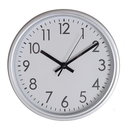Настенные часы Optima Лаконичность 25,4 см Серый (2005-013)