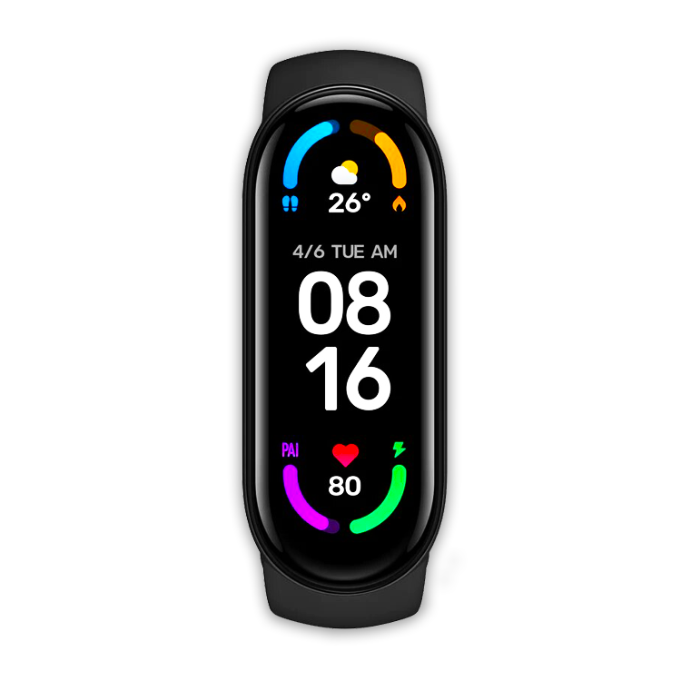 Фитнес-браслет Smart Band M6 Черный (4769)