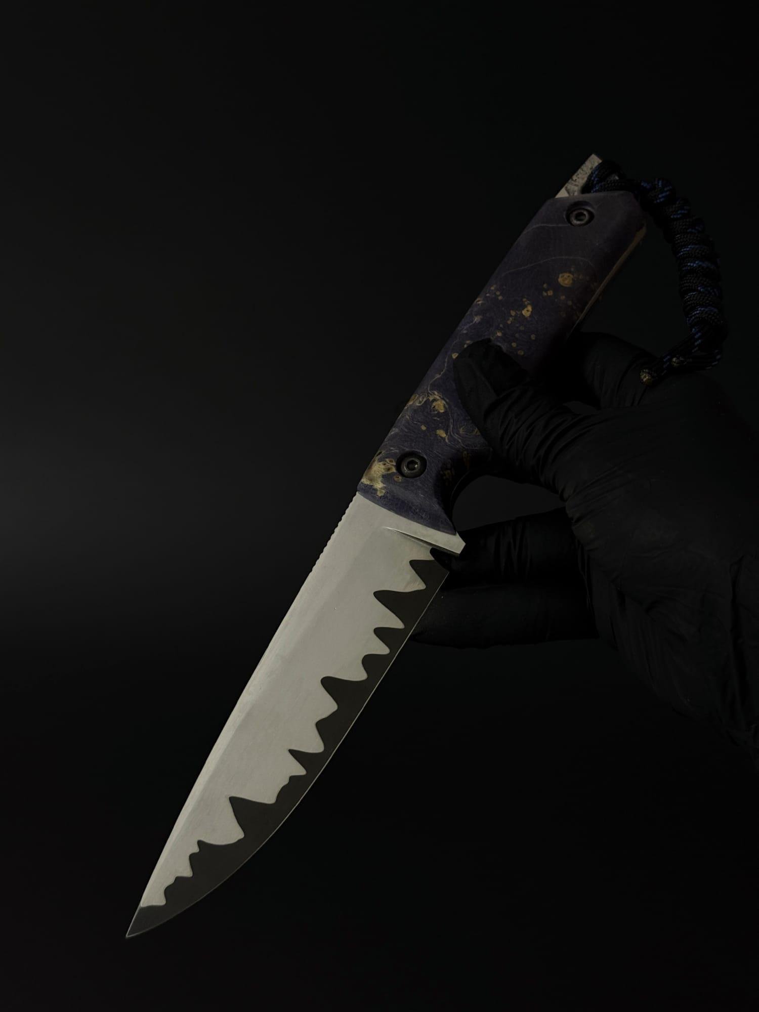 Нож туристический сталь ламинат Gorillas BBQ CPM10V (KN229) - фото 9 Нож туристический сталь ламинат Gorillas BBQ CPM10V (KN229) - фото 9